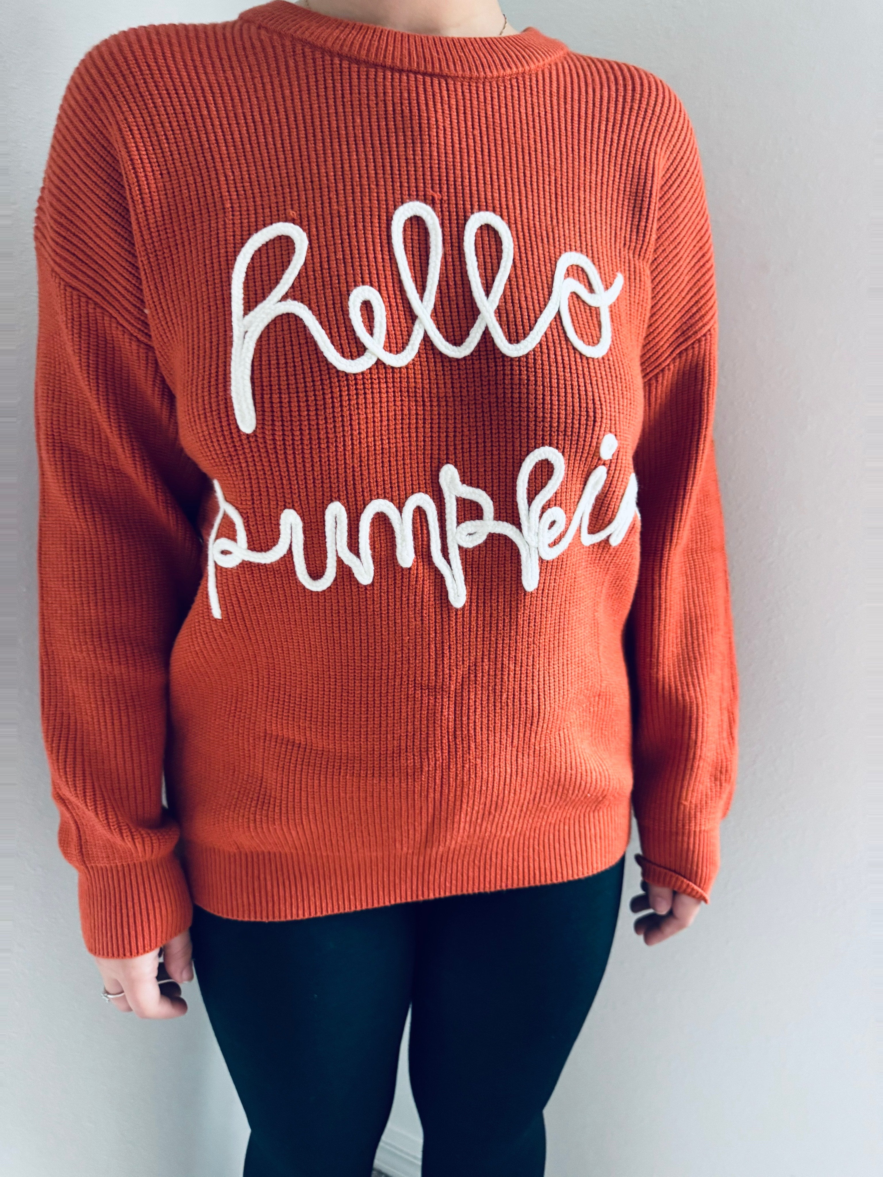 Hello Pumpkin Sweater 🎃