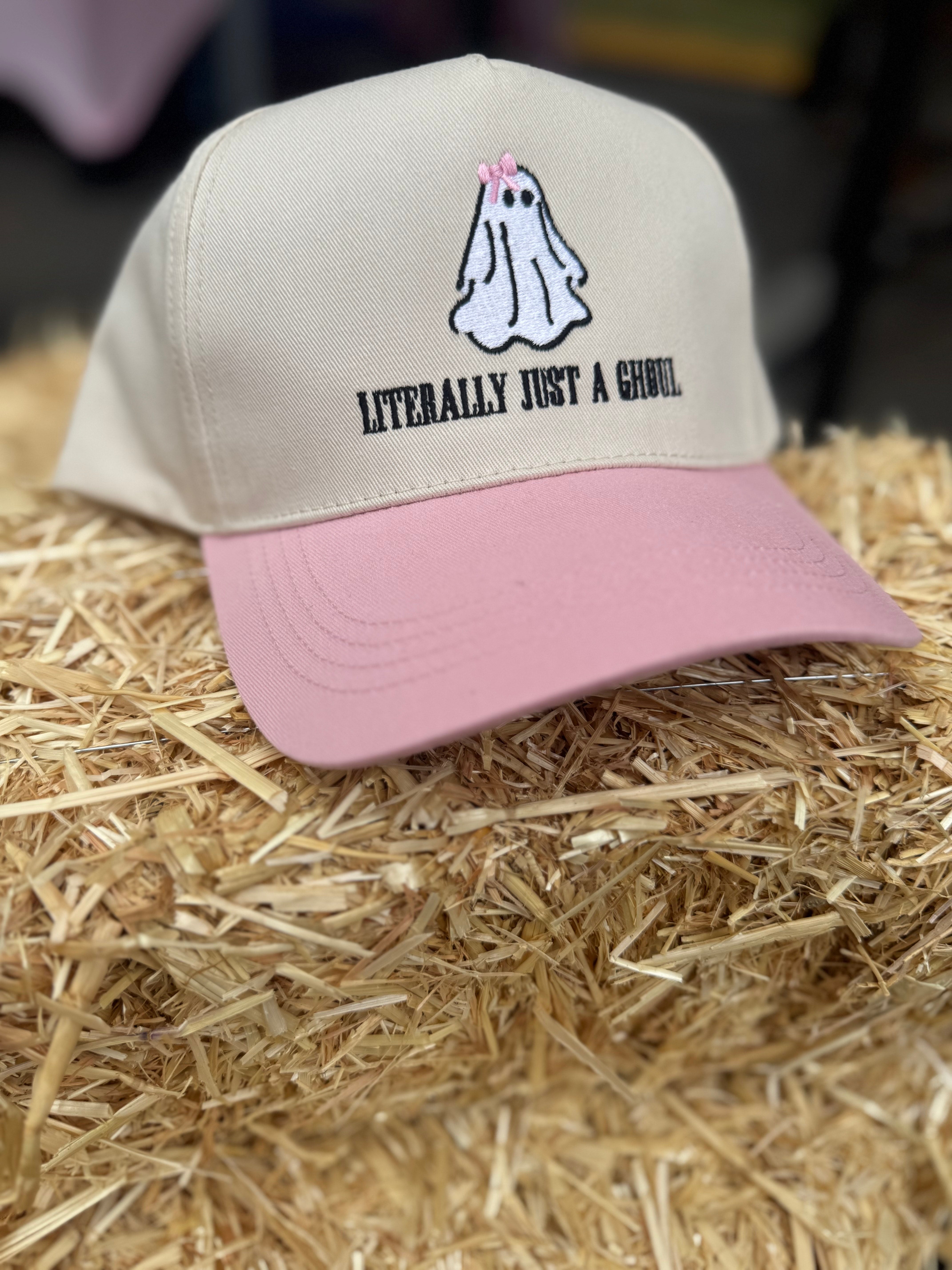 Pink Ghost Trucker Hat